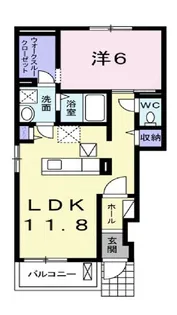 イニツィアーレ【1階】の間取り