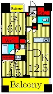 プライマル町屋【8階】の間取り