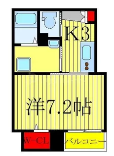 サニーフラットA【1階】の間取り