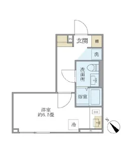 EXAM AKASAKA【1階】の間取り