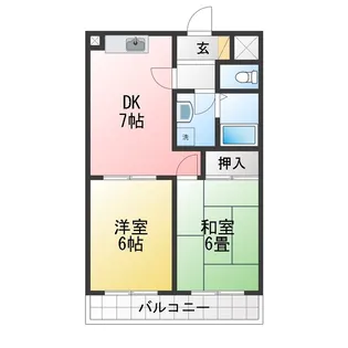 コーワレジデンス弐番館【3階】の間取り