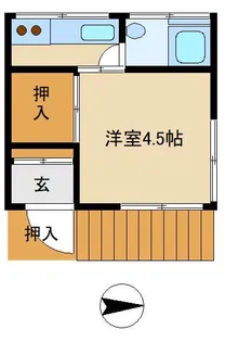 大野荘【2階】の間取り