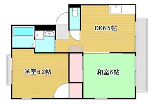 ハイホーム大野【2階】の間取り
