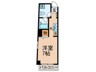 ビジュー府中【2階】の間取り