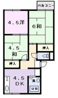 ハイツT&K【2階】の間取り
