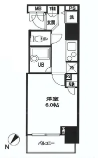 ドルチェ日本橋浜町・壱番館【4階】の間取り