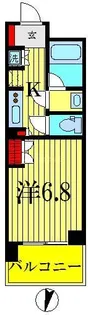 ライオンズ本所吾妻橋ネオクラッセ【6階】の間取り