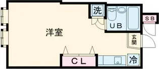 サウスレイク【1階】の間取り