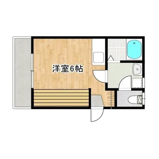ヴァンベール・小立【1階】の間取り