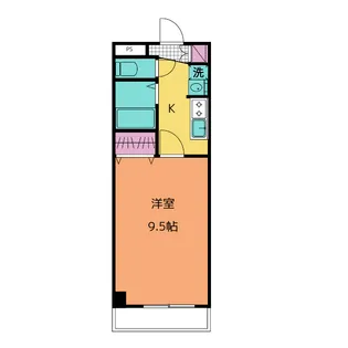 キャッスル北沢大宮【3階】の間取り