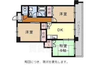 レスカール瑞穂【7階】の間取り