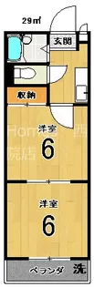 ベルメゾンアルヴェ【3階】の間取り