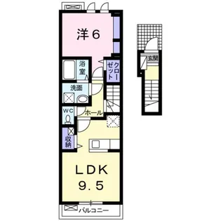 サンリット ノバ【2階】の間取り