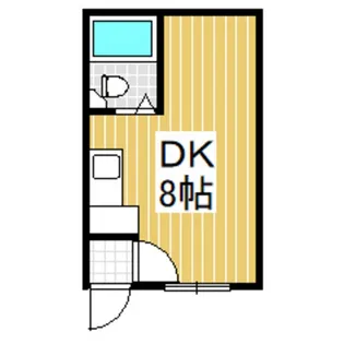 ハイツアルファU【1階】の間取り