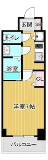 S-RESIDENCE都島【7階】の間取り