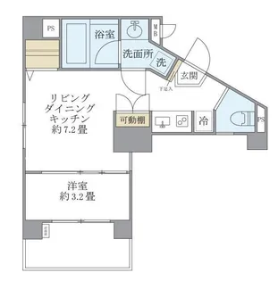 アールプライム大手町【3階】の間取り