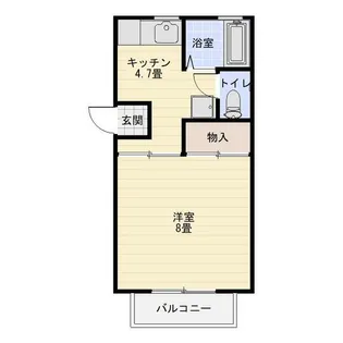 ルグナ鵠沼【2階】の間取り