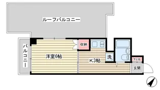 クリスタルパレス【5階】の間取り
