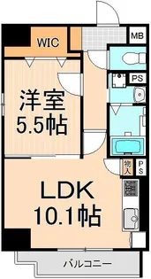 メゾンドソレイユ・シノハラ【3階】の間取り
