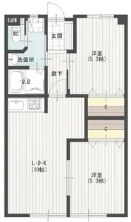メゾン宿地【1階】の間取り