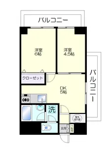 ドルミ中野弥生町【4階】の間取り