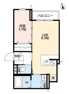 パークゲート稲毛(パークゲートイナゲ)【3階】の間取り