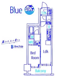 グローベル・ザ・ソニア横浜【8階】の間取り
