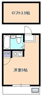 リバーサイドヴィラ有楽B【2階】の間取り