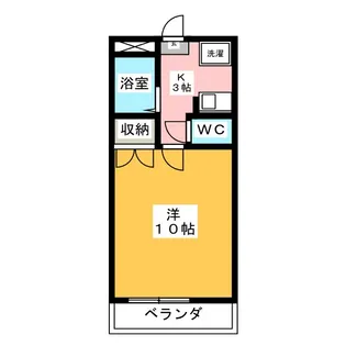 スクエアハウス【3階】の間取り