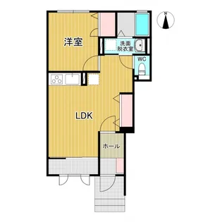 リヴハウス【1階】の間取り