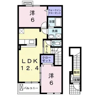 ハイツ神田町【2階】の間取り