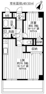 グランド鷺沼【3階】の間取り