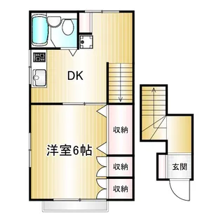 コーポ吉原【2階】の間取り