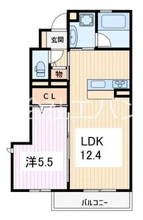 樹翠庵 弐番館【1階】の間取り