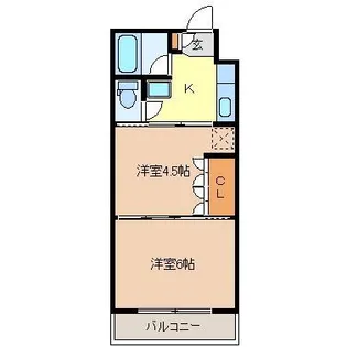 イーグルハイツ銀杏町【1階】の間取り