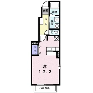 サニーレジデンス【1階】の間取り