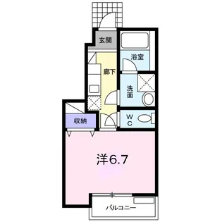 ハレレア【1階】の間取り