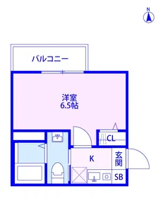 プレジール日吉【1階】の間取り