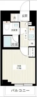ラヴェニール横浜蒔田【5階】の間取り