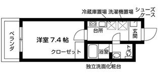 エクレール船橋日大前【1階】の間取り