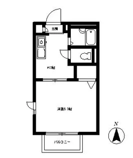 フェアコート I号棟【2階】の間取り