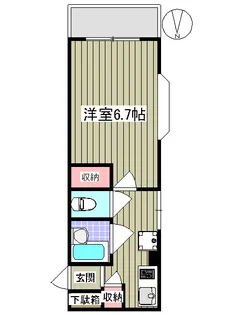メゾン・バーゼル【2階】の間取り