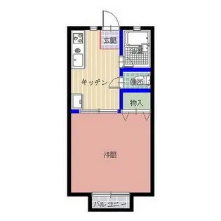 サンワハイツ【1階】の間取り