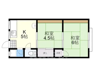 山下ハウス【2階】の間取り
