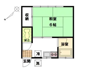 グリーンハイツ【1階】の間取り