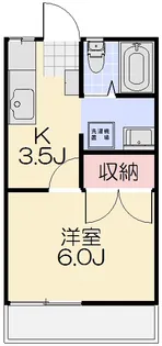 あすか荘【2階】の間取り