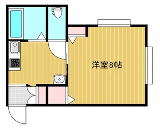 コーポA&B【2階】の間取り