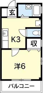 コウシンハイツI【2階】の間取り