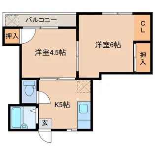 緒方ビル【3階】の間取り