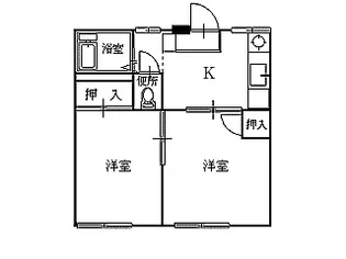 ファインボーヌング【1階】の間取り